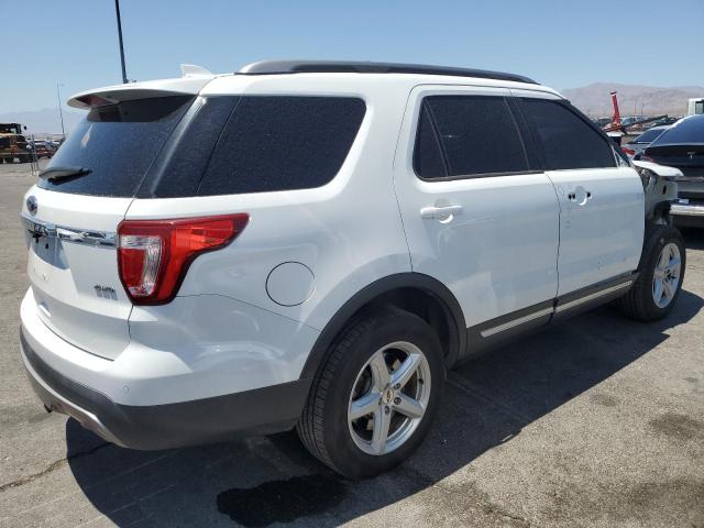 1FM5K8D83HGB16385 - 2017 FORD EXPLORER XLT WHITE photo 3