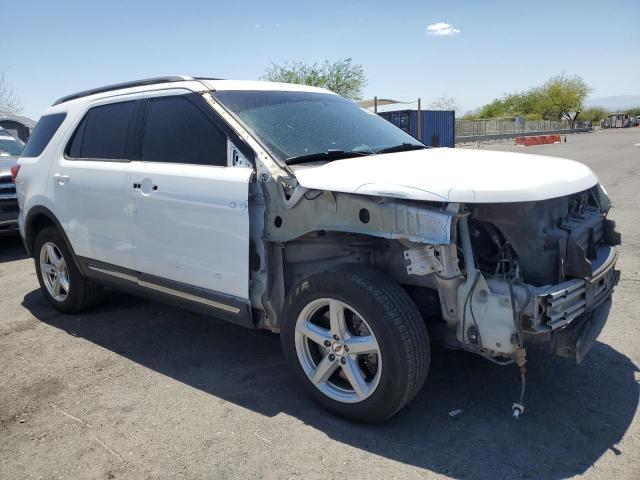 1FM5K8D83HGB16385 - 2017 FORD EXPLORER XLT WHITE photo 4