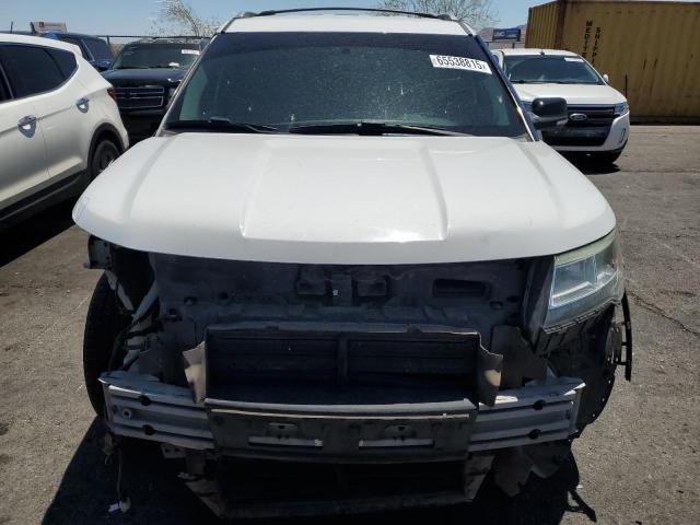 1FM5K8D83HGB16385 - 2017 FORD EXPLORER XLT WHITE photo 5