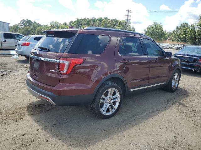 1FM5K7D81GGB84158 - 2016 FORD EXPLORER XLT 勃艮第红 照片 3