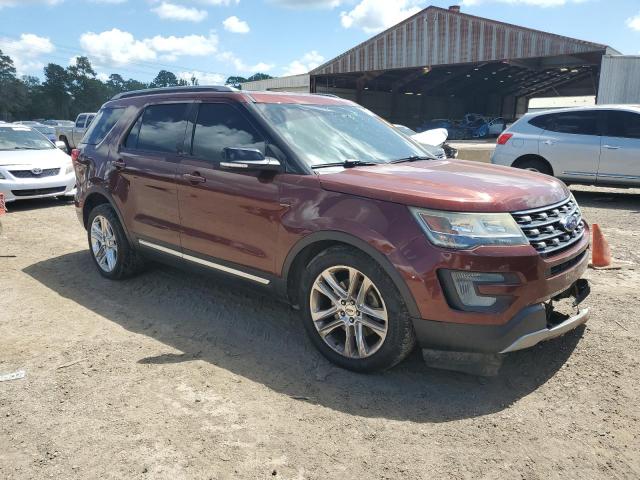 1FM5K7D81GGB84158 - 2016 FORD EXPLORER XLT 勃艮第红 照片 4