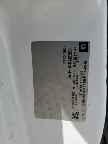 1GBZGPFG3H1248706 - 2017 CHEVROLET EXPRESS G3 LT WHITE photo 13