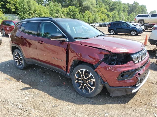 3C4NJDCB5NT171568 - 2022 JEEP COMPASS LIMITED Қызыл фото 4