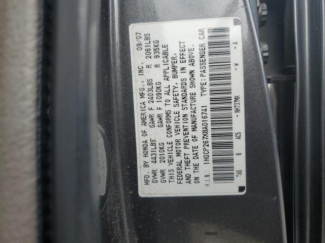 1HGCP267X8A016741 - 2008 HONDA ACCORD EX 灰色 照片 12