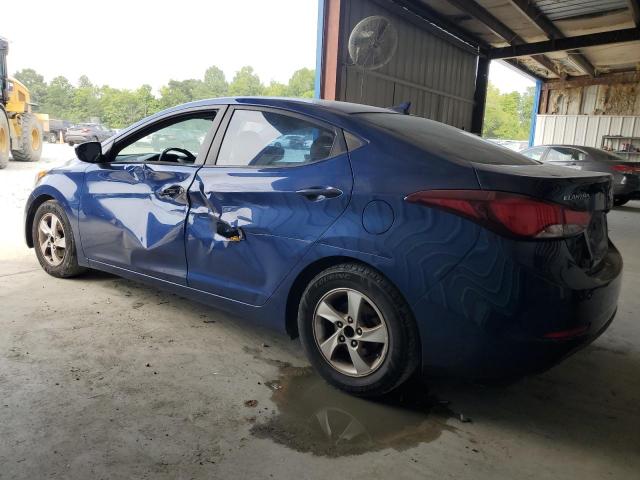 5NPDH4AE7FH576773 - 2015 HYUNDAI ELANTRA SE BLUE photo 2