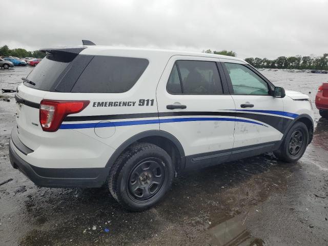 1FM5K8AR9JGA71441 - 2018 FORD EXPLORER POLICE INTERCEPTOR 白色 照片 3