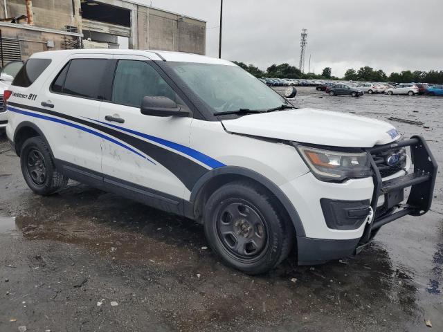 1FM5K8AR9JGA71441 - 2018 FORD EXPLORER POLICE INTERCEPTOR 白色 照片 4