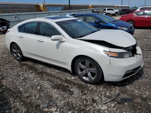 19UUA9F52DA002517 - 2013 ACURA TL TECH WHITE photo 4