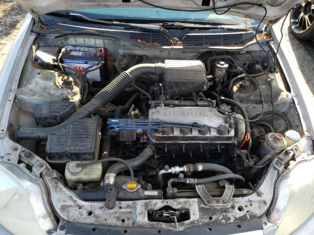 2HGEJ6618YH580600 - 2000 HONDA CIVIC BASE SILVER photo 11