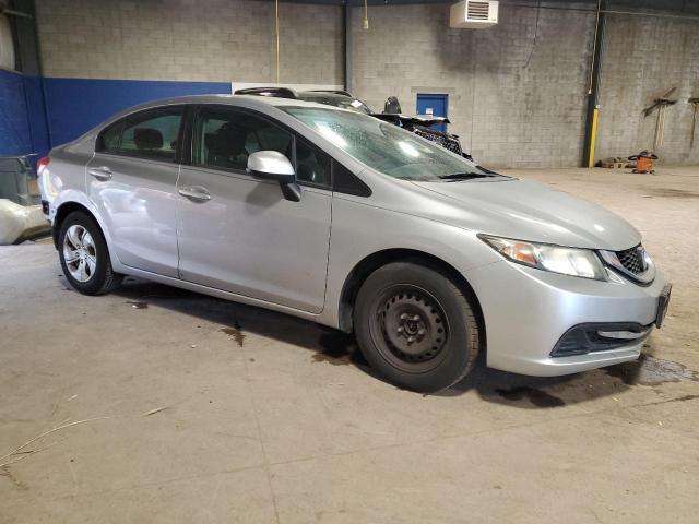 19XFB2F54DE282403 - 2013 HONDA CIVIC LX ვერცხლისფერი ფოტო 4