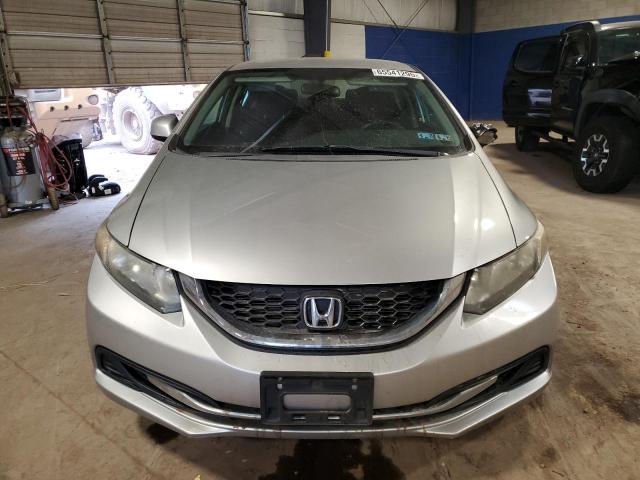 19XFB2F54DE282403 - 2013 HONDA CIVIC LX ვერცხლისფერი ფოტო 5