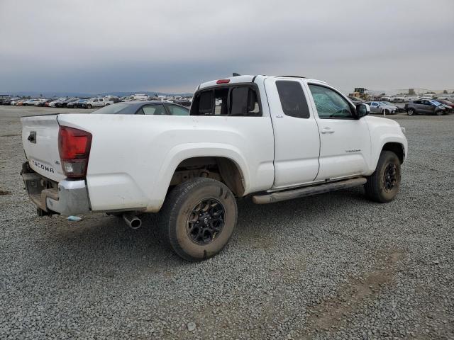 5TFRZ5CN5KX082416 - 2019 TOYOTA TACOMA ACCESS CAB WHITE photo 3