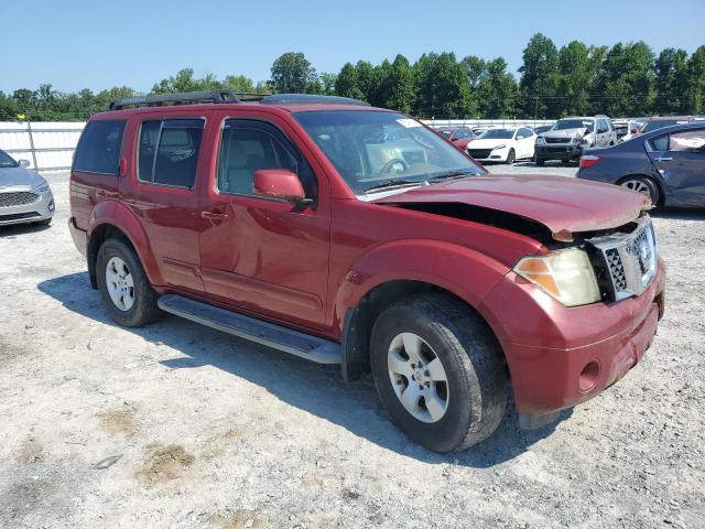 5N1AR18W86C604097 - 2006 NISSAN PATHFINDER LE BURGUNDY photo 4