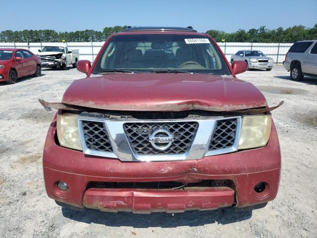 5N1AR18W86C604097 - 2006 NISSAN PATHFINDER LE BURGUNDY photo 5