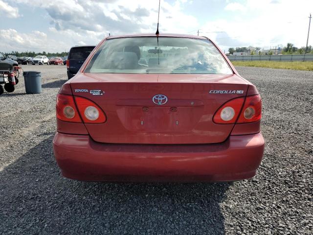 2T1BR32E47C816573 - 2007 TOYOTA COROLLA CE RED photo 6