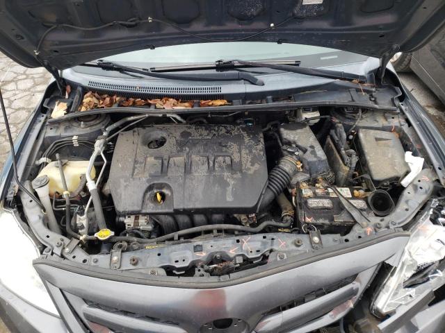 2T1BU4EE2CC769862 - 2012 TOYOTA COROLLA BASE GRAY photo 7