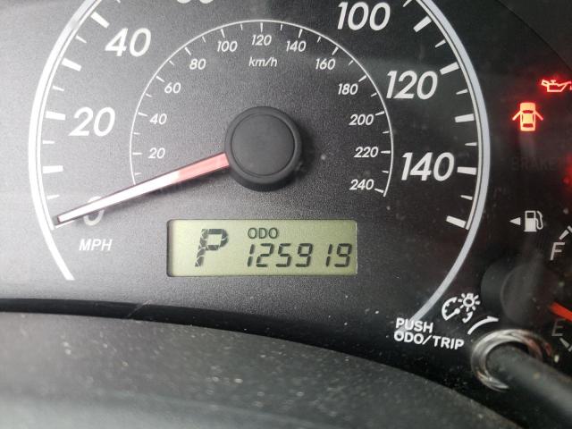 2T1BU4EE2CC769862 - 2012 TOYOTA COROLLA BASE GRAY photo 8