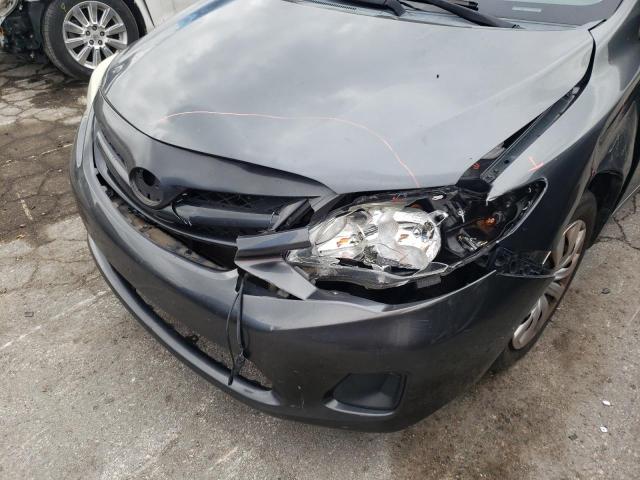 2T1BU4EE2CC769862 - 2012 TOYOTA COROLLA BASE GRAY photo 9