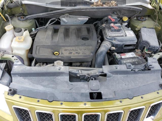 1C4NJDBB5CD621885 - 2012 JEEP COMPASS SPORT მწვანე ფოტო 12