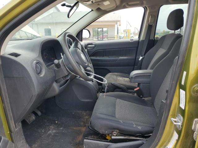 1C4NJDBB5CD621885 - 2012 JEEP COMPASS SPORT მწვანე ფოტო 7