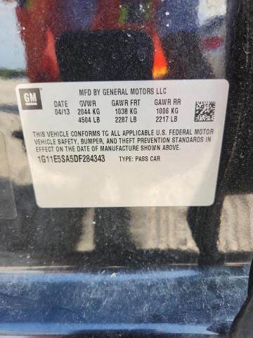 1G11E5SA5DF284343 - 2013 CHEVROLET MALIBU 2LT 黑色 照片 12