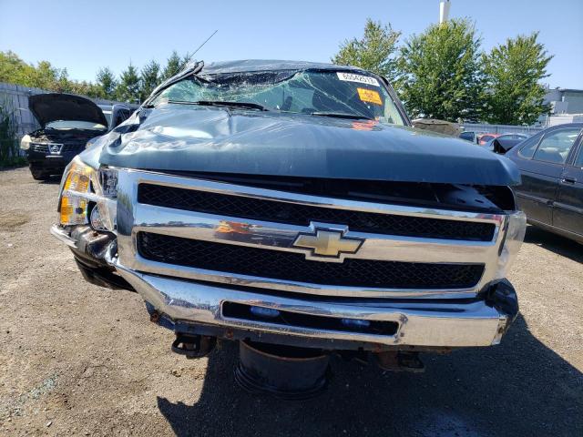 1GCSKREAXAZ124444 - 2010 CHEVROLET SILVERADO K1500 LS BLUE photo 5