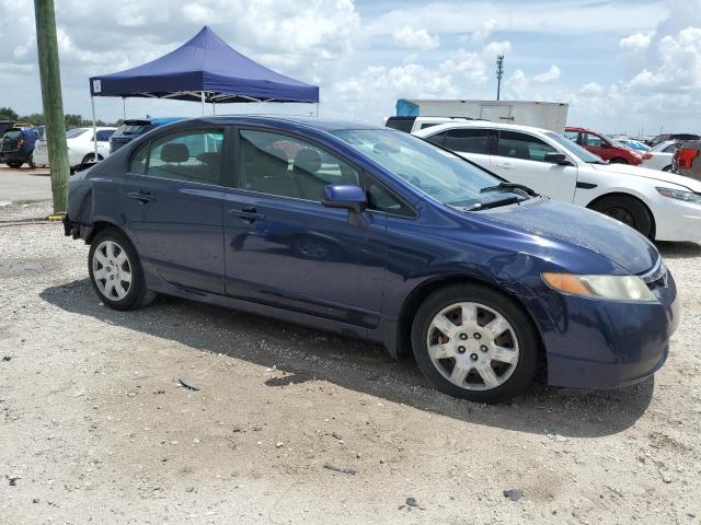 1HGFA16577L126768 - 2007 HONDA CIVIC LX BLUE photo 4