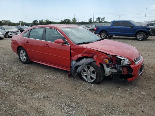 2G1WF5E34D1140113 - 2013 CHEVROLET IMPALA LS RED photo 4