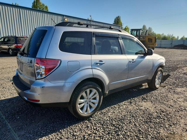 JF2SHADC4DG412433 - 2013 SUBARU FORESTER 2.5X PREMIUM SILVER photo 3