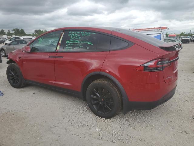 5YJXCAE29GF028588 - 2016 TESLA MODEL X RED photo 2