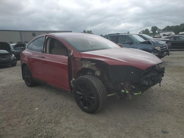 5YJXCAE29GF028588 - 2016 TESLA MODEL X RED photo 4