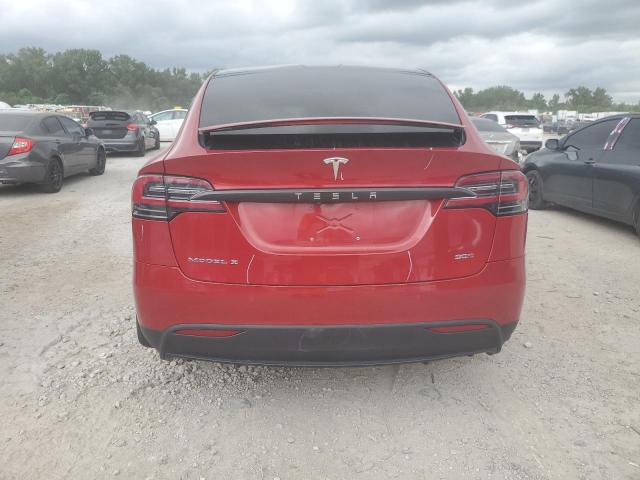 5YJXCAE29GF028588 - 2016 TESLA MODEL X RED photo 6
