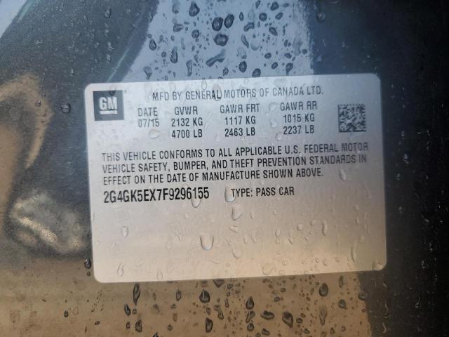 2G4GK5EX7F9296155 - 2015 BUICK REGAL 灰色 照片 12