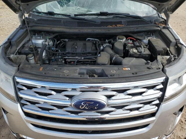 1FM5K7F83KGB16384 - 2019 FORD EXPLORER LIMITED Srebrny zdjęcie 12