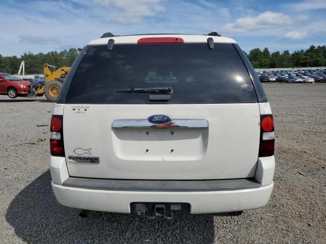 1FMEU6DE0AUA45559 - 2010 FORD EXPLORER XLT WHITE photo 6