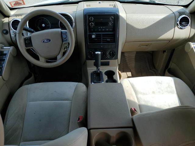 1FMEU6DE0AUA45559 - 2010 FORD EXPLORER XLT WHITE photo 8