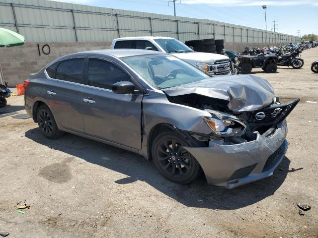 3N1AB7AP8JY334600 - 2018 NISSAN SENTRA S GRAY photo 4