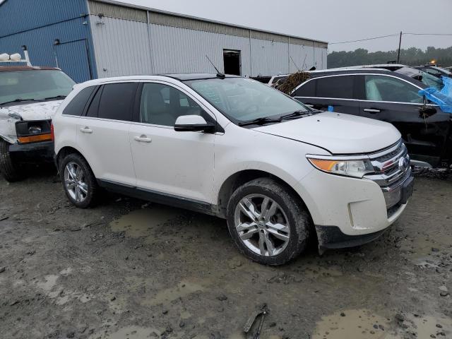 2FMDK3KC1DBA30449 - 2013 FORD EDGE LIMITED WHITE photo 4