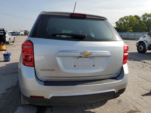 2GNALBEK0H1557113 - 2017 CHEVROLET EQUINOX LS SILVER photo 6