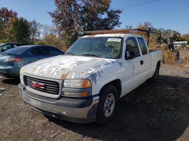 2GTEC19VX11218485 - 2001 GMC NEW SIERRA C1500 WHITE photo 2