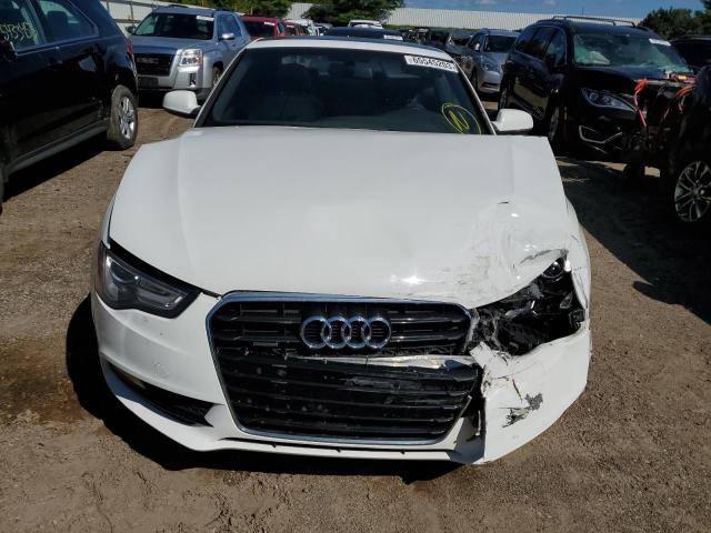 WAUCFAFR7DA062886 - 2013 AUDI A5 PREMIUM WHITE photo 5