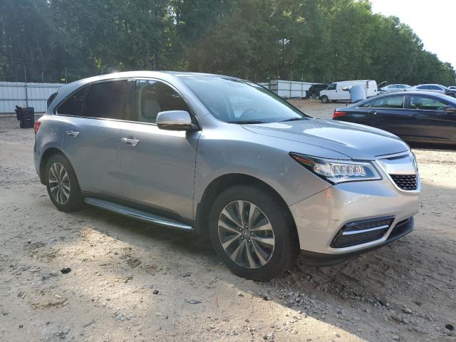 5FRYD4H42GB007614 - 2016 ACURA MDX TECHNOLOGY SILVER photo 4