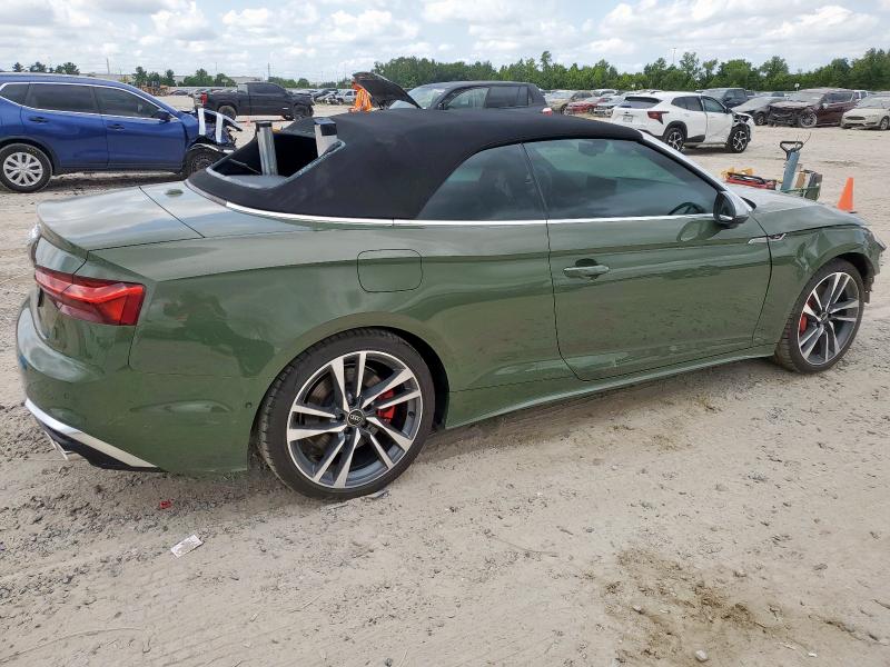 WAUY4GF55NN007682 - 2022 AUDI S5 PRESTIGE GREEN photo 3