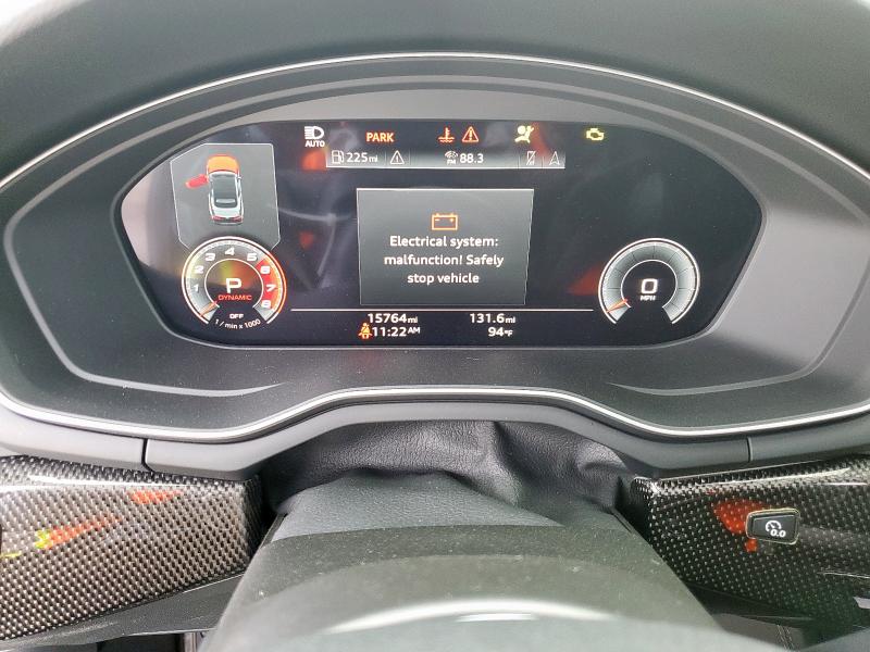 WAUY4GF55NN007682 - 2022 AUDI S5 PRESTIGE GREEN photo 9