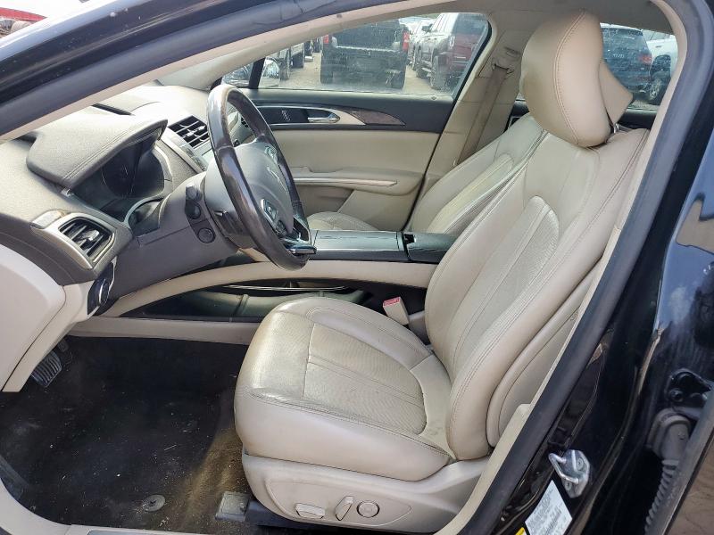 3LN6L2G9XGR618563 - 2016 LINCOLN MKZ BLACK photo 7