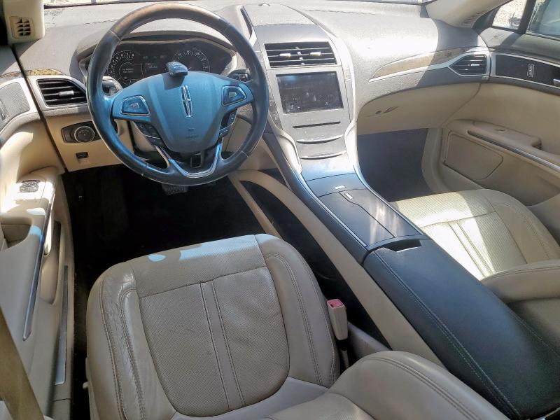 3LN6L2G9XGR618563 - 2016 LINCOLN MKZ BLACK photo 8