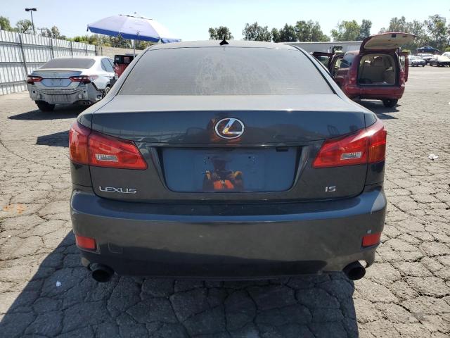 JTHBK262475049804 - 2007 LEXUS IS 250 GRAY photo 6