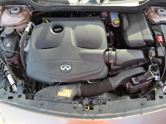 SJKCH5CR2HA022548 - 2017 INFINITI QX30 BASE BROWN photo 11
