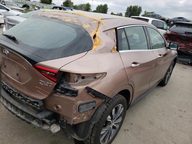 SJKCH5CR2HA022548 - 2017 INFINITI QX30 BASE BROWN photo 3