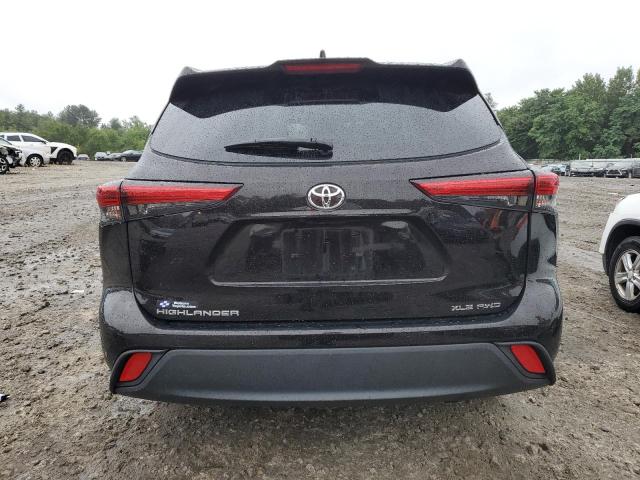 5TDHZRBH7NS175169 - 2022 TOYOTA HIGHLANDER XLE BLACK photo 6